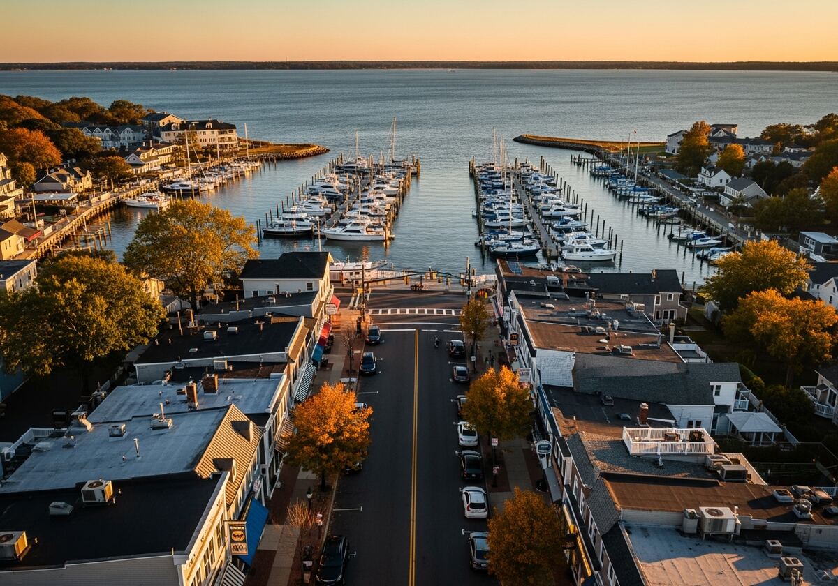 Long Island waterfront village