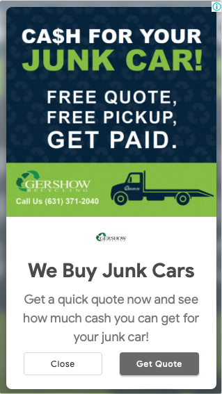 Gershow Recycling — Digital Ad