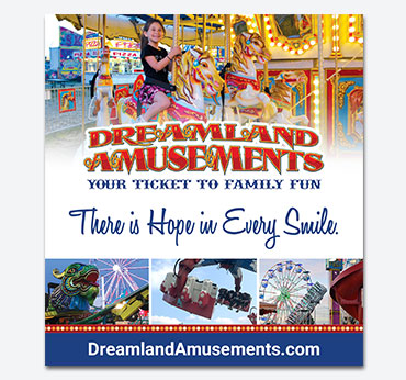 Dreamland Amusements — Print Advertisement