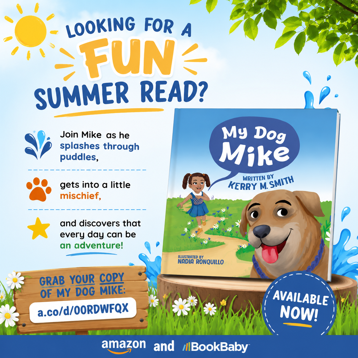 My Dog Mike — Summer Reading Campaign Post